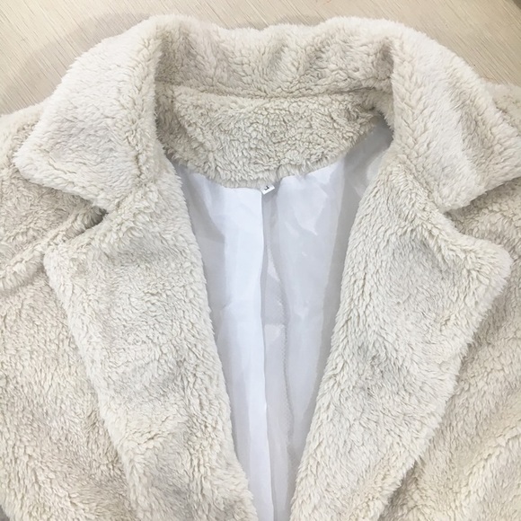 Long Lightweight Sherpa Coat - Picture 3 of 3